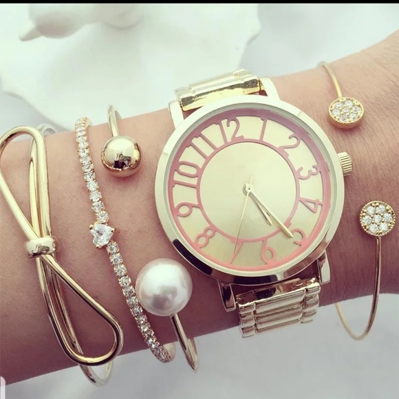 Jewelry - 4 Pcs/ Set Boho Women Bowknot Heart bracelet set